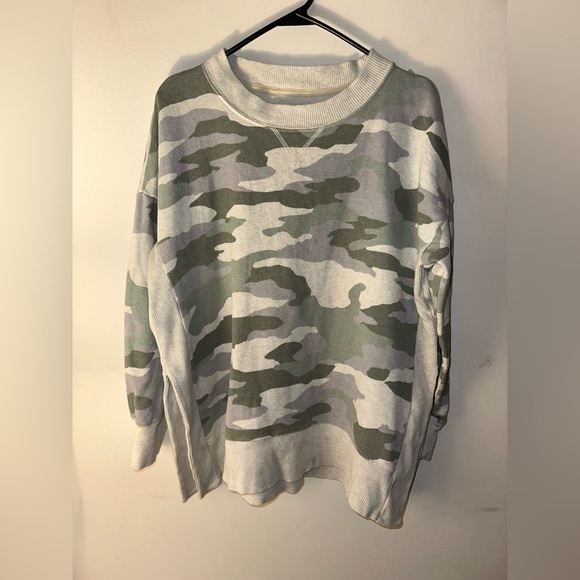 Women’s Camouflage Aerie Crewneck Sweater - Picture 3 of 12